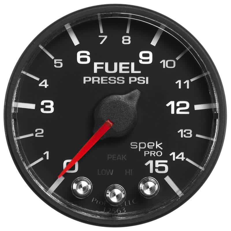 AutoMeter — Autometer Spek-Pro Gauge Fuel Press 2 1/16in 15psi Stepper Motor W/Peak & Warn Blk/Blk
GA 2" FP 15 BFB SPEK - view 2