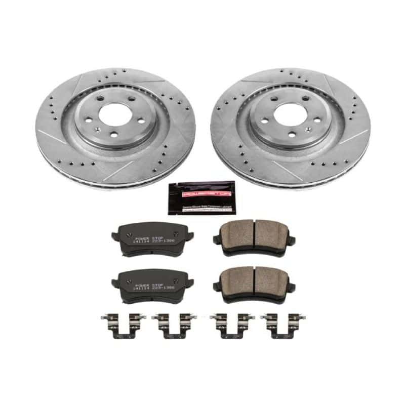 PowerStop — Power Stop 10-11 Audi S4 Rear Z23 Evolution Sport Brake Kit - view 1