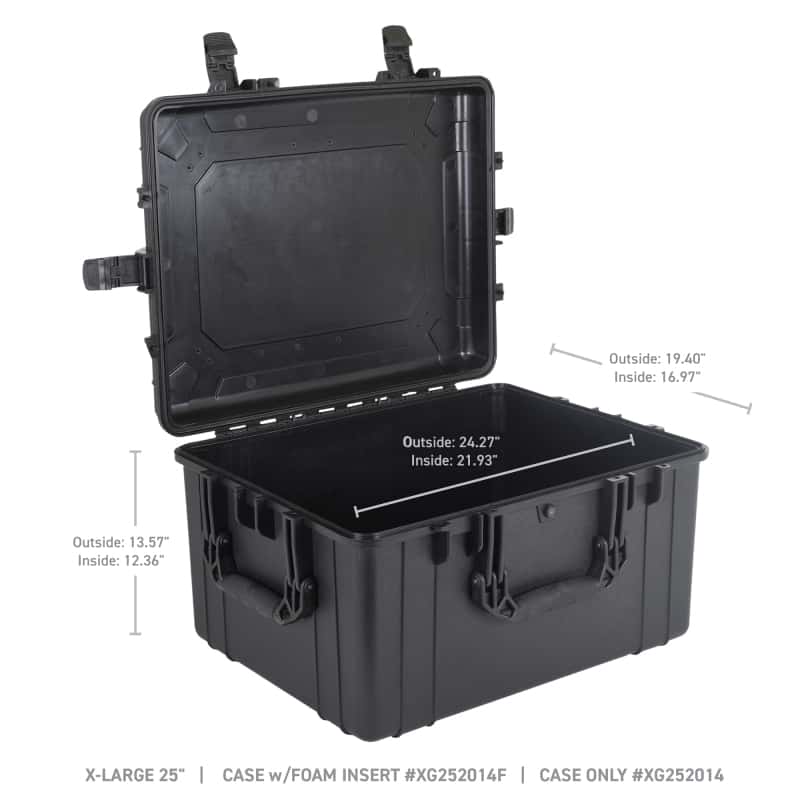 Go Rhino — Go Rhino XVenture Gear Hard Case w/Foam - Extra Large 25in. / Lockable / IP67 - Tex. Blk
Xventure Hard Case - view 9