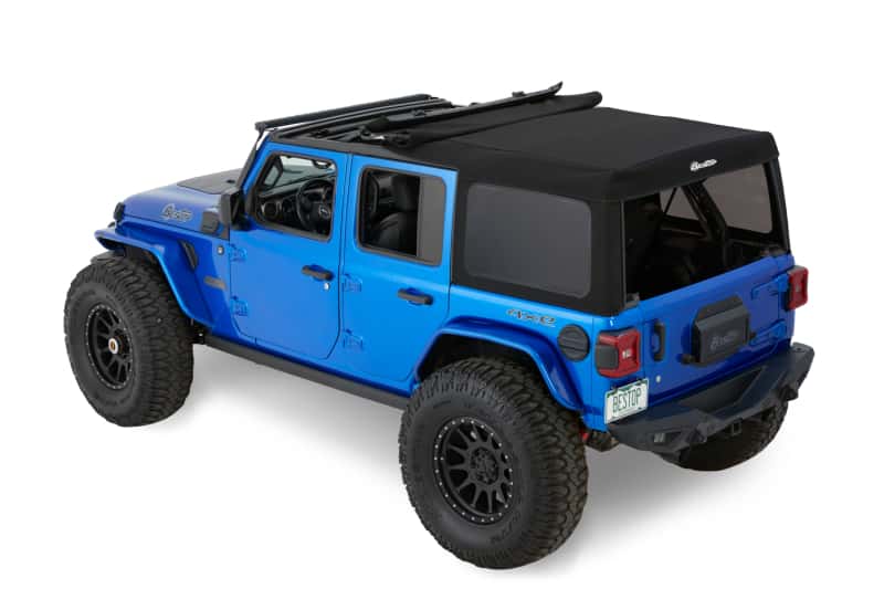 Bestop — Bestop 18-26 Jeep Wrangler JL 4-Door Supertop (Premium Black Twill)
Supertop - view 6