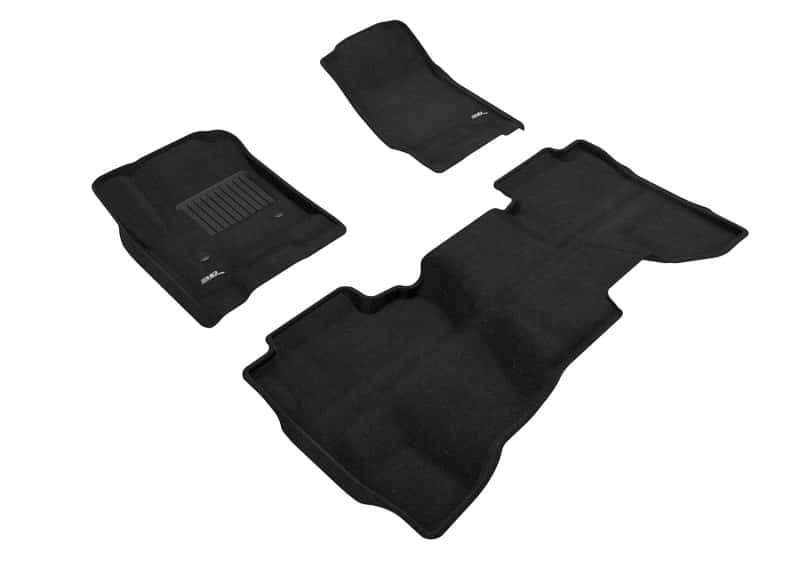 3D MAXpider — 3D MAXpider 14-18 GMC Sierra 1500 Double Cab Elegant Black R1 R2
Floor Mat Set - view 1