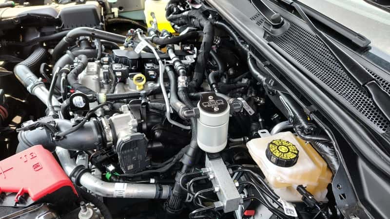 J&L — J&L 2025 Ford Bronco 2.3L/ 23-25 Ford Ranger 2.3L Separator 3.0 PCV Side - Clear Anodized
Oil Separator - view 3