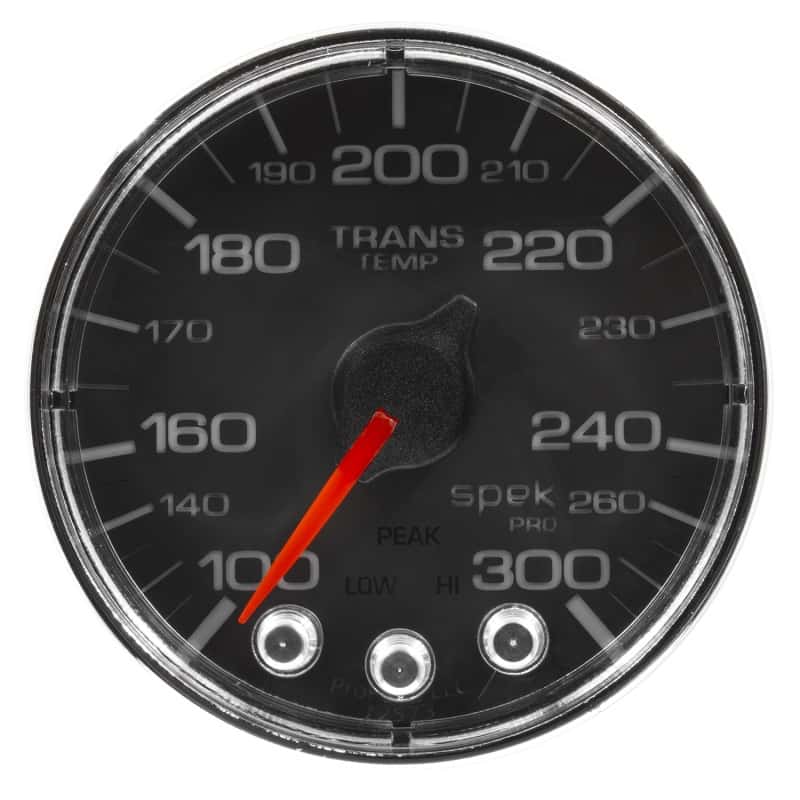 AutoMeter — Autometer Spek-Pro Gauge Water Temp 2 1/16in 300f Stepper Motor W/Peak & Warn Blk/Chrm
GA 2" WTEMP BFC SPEK - view 4