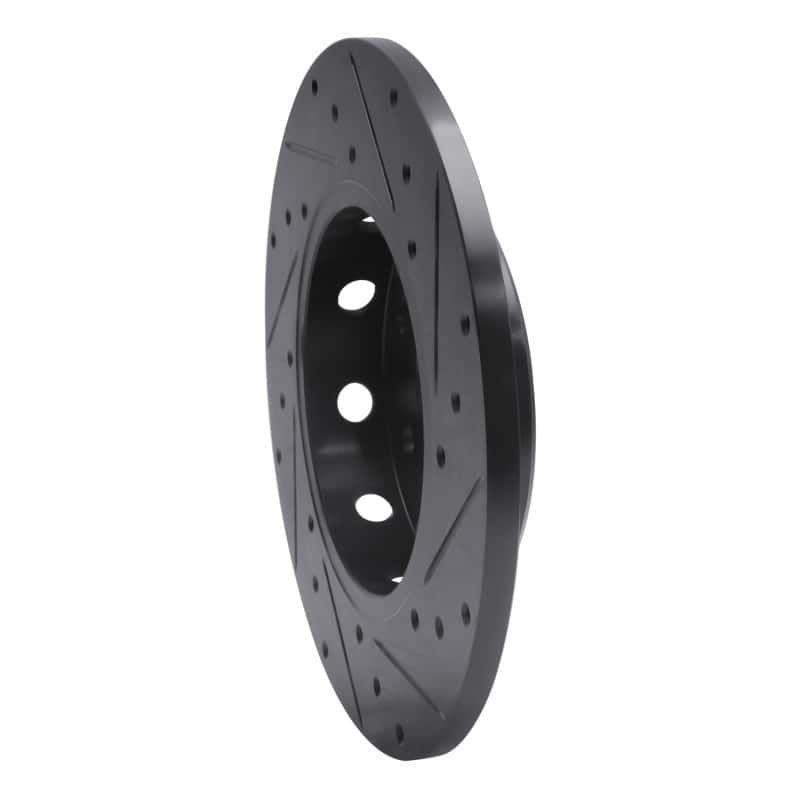 R1 Concepts — R1 97-98 Mercedes-Benz C230 Front Left Drilled & Slotted Black Brake Rotor
R1 Brake Rotor Drill - view 4