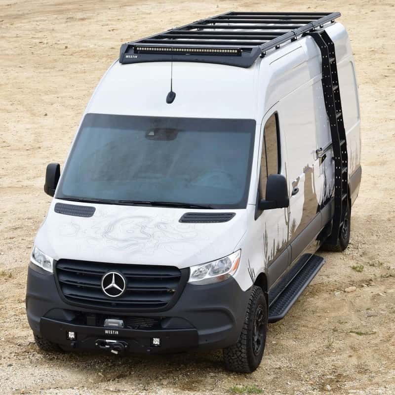 Westin — Westin 19-24 Mercedes-Benz Sprinter High Roof Mesa Side Ladder - Textured Black
Roof Rack - view 6