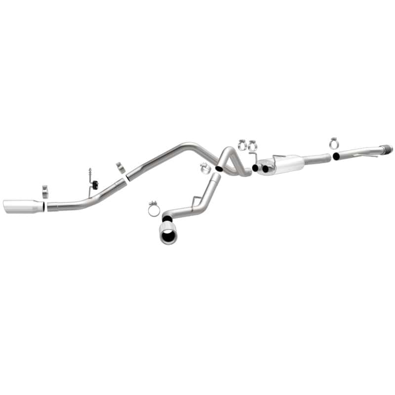 Magnaflow — Magnaflow 14 Chev Silverado V8 5.3L CC/EC Cab Dual Split Behind Rear Tires Exit SS Cat Back Perf Exh
Cat-Back - view 1