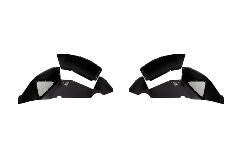 Fishbone Offroad — Fishbone Offroad 2018+ Jeep Wrangler JL Rear Pair Aluminum - Black Powdercoat Inner Fenders - view 1