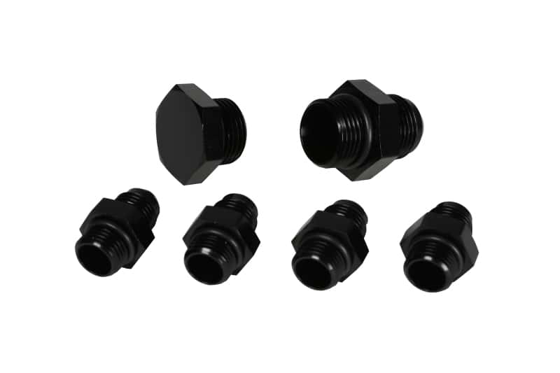 Aeromotive — Aeromotive A4 Regulator Fitting Kit (for two (2) carbs) (4) AN-06/(1) AN-10/(1) AN-10 Plug)
Fitting - view 5