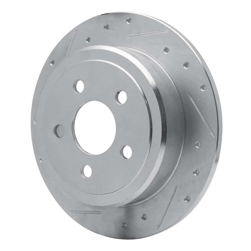 R1 Concepts — R1 95-03 Ford Windstar Rear Left Drilled & Slotted Silver Brake Rotor
R1 Brake Rotor Drill - view 2