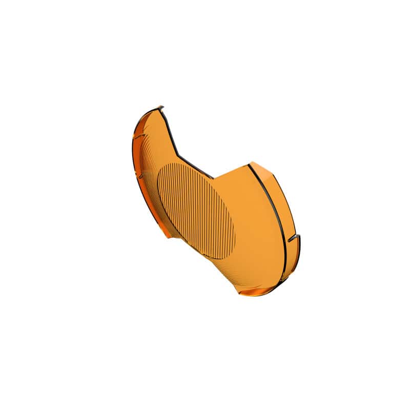 KC HiLiTES — KC HiLiTES SlimLite 8in. LED Light Shield Driving (Shield Only) - Amber - view 14