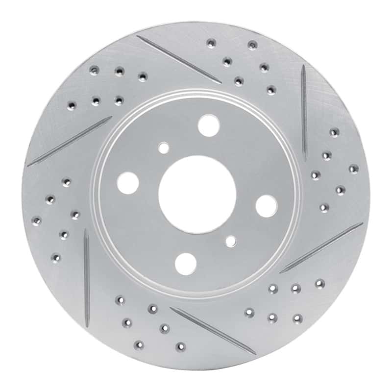 R1 Concepts — R1 04-06 Scion Xb Front Right Drilled & Slotted Geo-Carbon Rotor - view 1