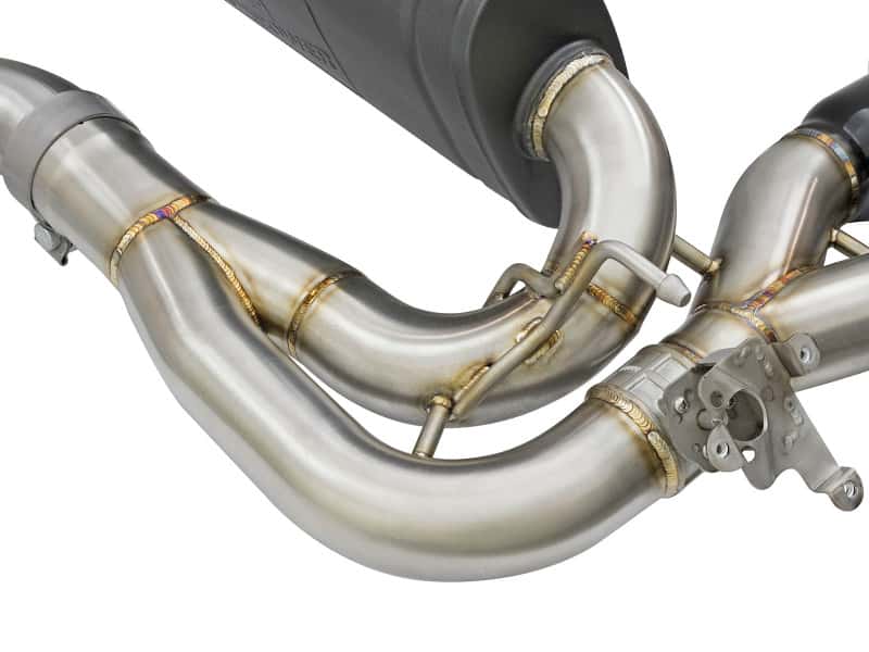 aFe — aFe 16-18 BMW M2 L6-3.0L MACH Force-Xp 3in to 2.5in 304 SS Cat-Back Exhaust System-Quad Black Tips
Cat-Back Exhaust - view 4