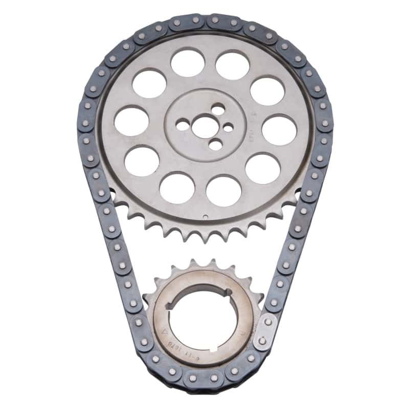 Edelbrock — Edelbrock Timing Chain Performer Link 396-502 Chevrolet 96-Later Blocks w/ Cam Thrust Plate
TIMING CHAINS - view 1