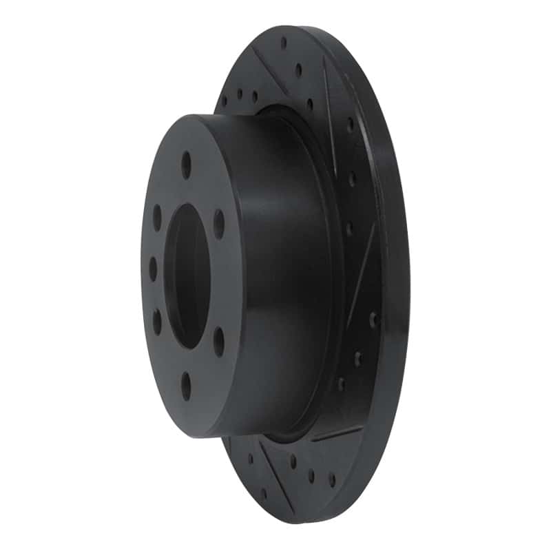 R1 Concepts — R1 06-18 Dodge Sprinter 2500 Rear Right Drilled & Slotted Black Brake Rotor
R1 Brake Rotor Drill - view 2