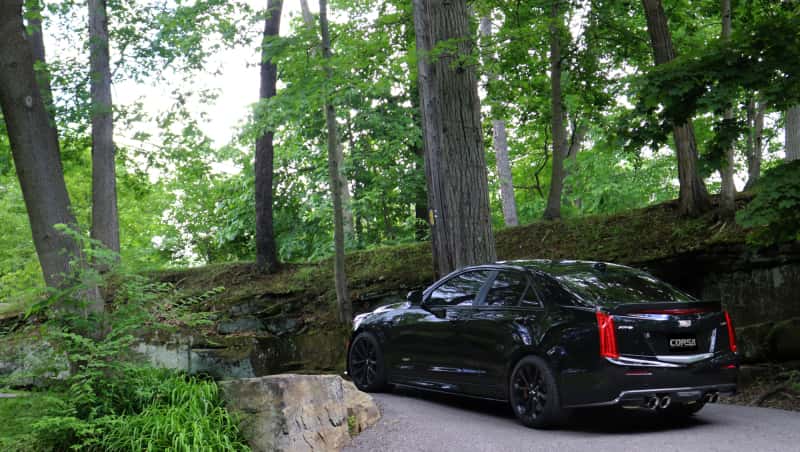 CORSA Performance — Corsa 2016-2019 Cadillac ATS-V 3.6T 4in Polished Sport Axle-Back Exhaust
Exhaust - view 5