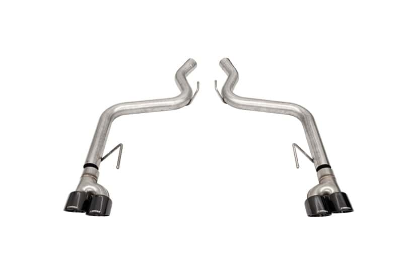CORSA Performance — Corsa 2018-2023 Ford Mustang GT Black 3.0in PVD AxleBack Exhaust w/4.0in Quad Pro Tips
Exhaust - view 2