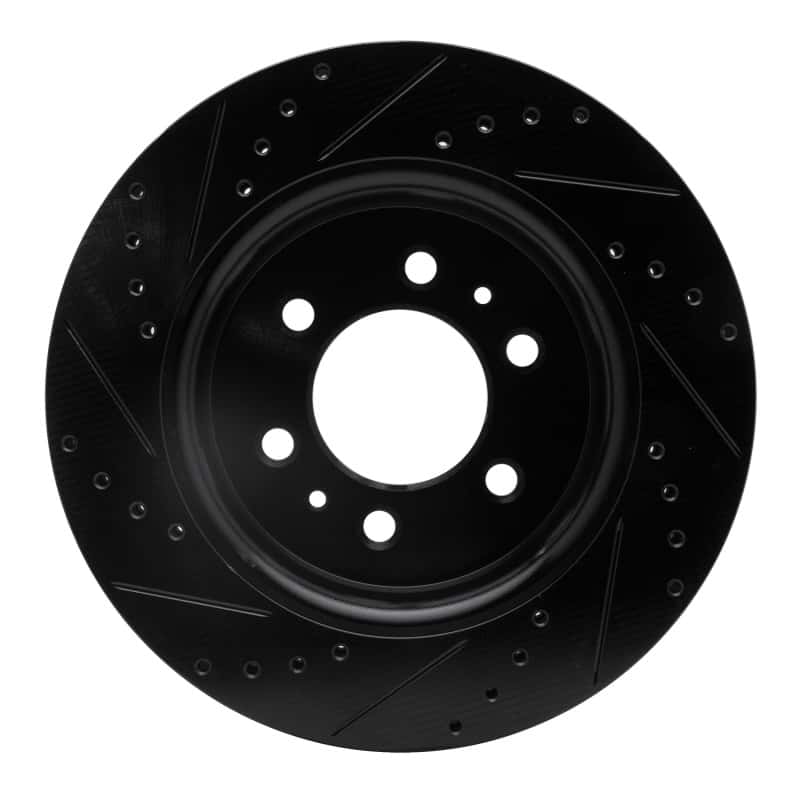 R1 Concepts — R1 07-21 Ford Expedition Front Right Drilled & Slotted Black Brake Rotor
R1 Brake Rotor Drill - view 5