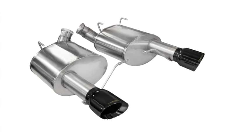 CORSA Performance — Corsa 2011-2014 Ford Mustang GT/Boss 302 5.0L V8 Black Sport Axle-Back Exhaust
Exhaust - view 1