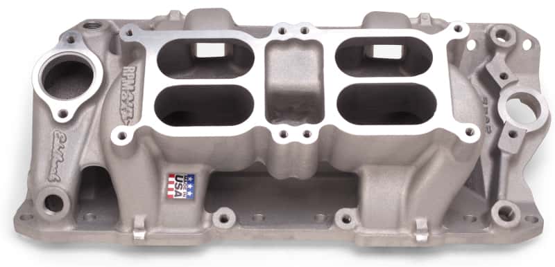 Edelbrock — Edelbrock Performer RPM Dual-Quad Air-Gap for Small-Block Chevy
MANIFOLD - view 1