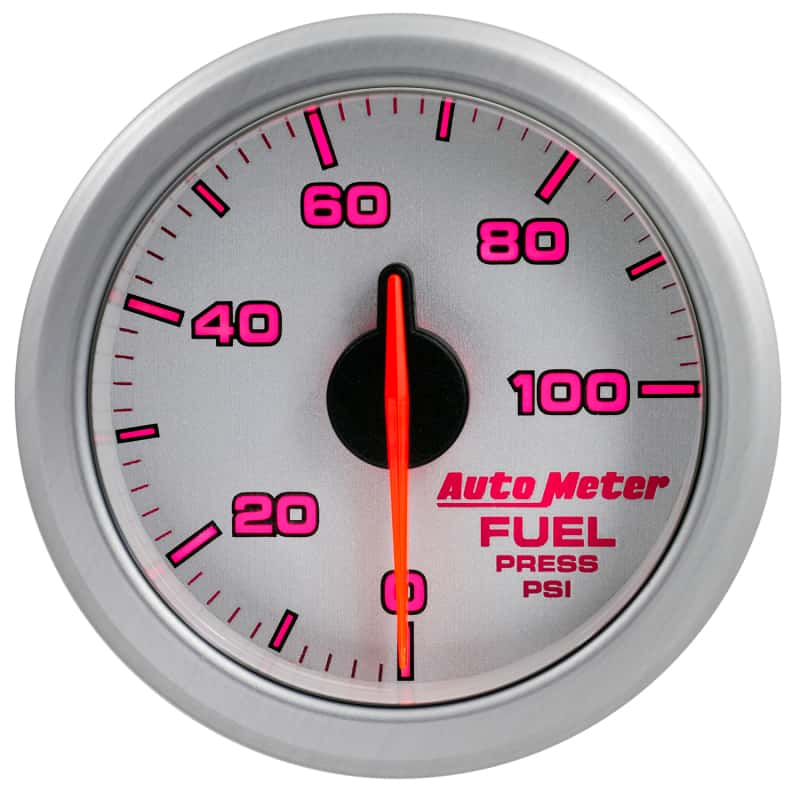 AutoMeter — Autometer Airdrive 2-1/6in Fuel Pressure Gauge 0-100 PSI - Silver
GA 2" FUELP ARDRV SL - view 12