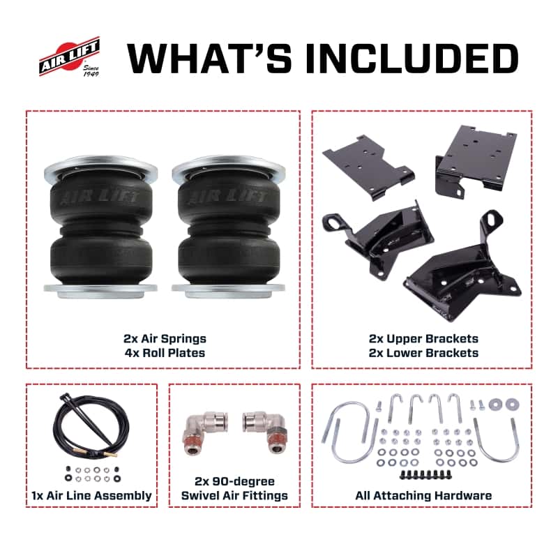 Air Lift — Air Lift Performance 21-24 Ford Bronco LoadLifter 5000 Air Spring Kit
Susp Leveling Kit - view 9