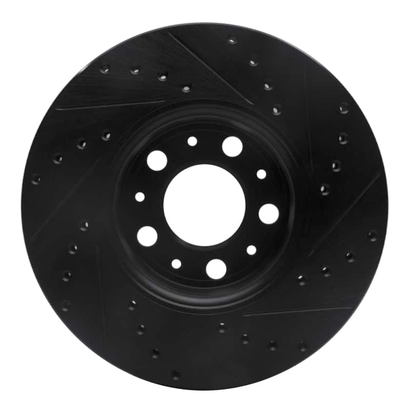 R1 Concepts — R1 99-09 Volvo XC70 Front Left Drilled & Slotted Black Brake Rotor
R1 Brake Rotor Drill - view 5