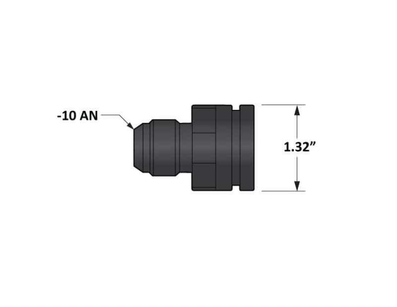 Fleece Performance — Fleece Performance Universal Billet Aluminum Adapter Fitting -10AN Male to 1.325in O-Ring Bore
Hose Connector - view 8
