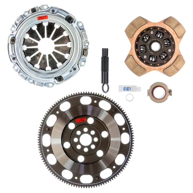 Exedy — Exedy 2002-2006 Acura RSX Base L4 Stage 2 Cerametallic Clutch 4 Puck Disc Incl. HF02 Lightweight FW
Stage 2 Clutch Kit
Clutch Kit - view 1
