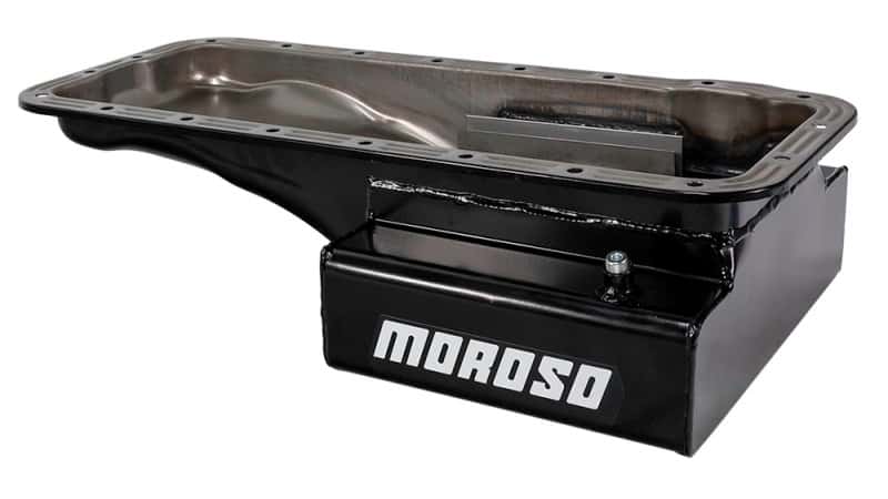 Moroso — Moroso Ford 352-428 FE (w/Front Sump) Kicked Out Road Race Baffled 8qt 6in Steel Oil Pan - view 5