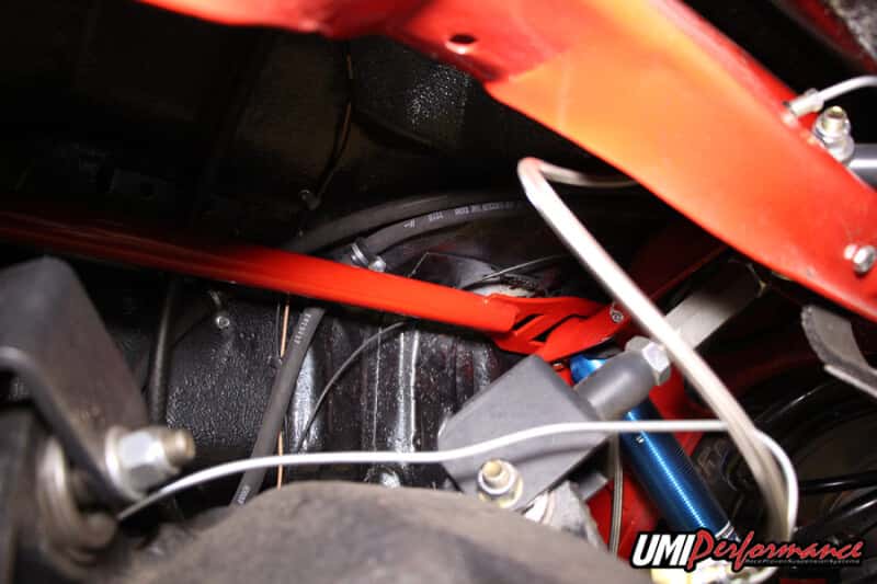 UMI Performance — UMI Performance 68-72 GM A-Body Rear Shock Tower Brace Bolt In
Rear Strut Bar - view 5