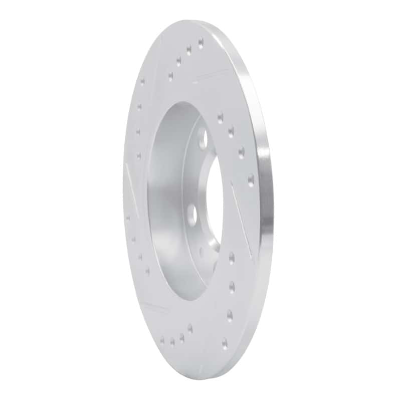 R1 Concepts — R1 01-06 Audi TT Quattro Rear Right Drilled & Slotted Silver Brake Rotor
R1 Brake Rotor Drill - view 4