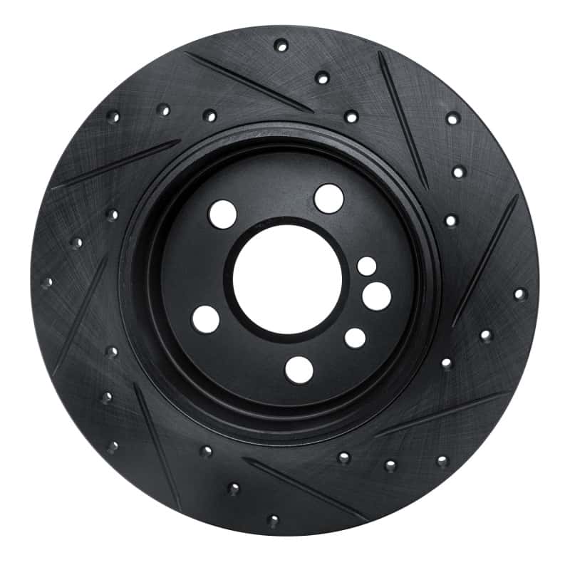 R1 Concepts — R1 91-99 Mercedes-Benz 300SE Rear Left Drilled & Slotted Black Brake Rotor
R1 Brake Rotor Drill - view 5