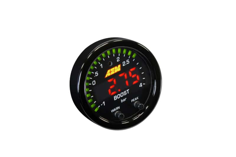 AEM — AEM X-Series Boost Pressure -30inHg 60psi Gauge Kit
X-Series Gauge
X-Series Boost - view 3