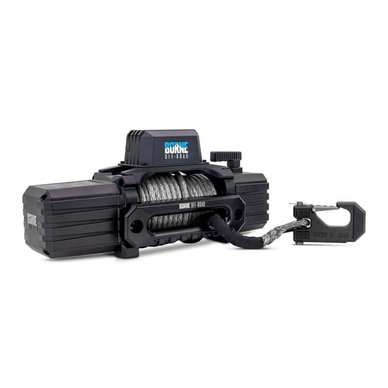 Borne Off-Road — Borne Off-Road 10K Winch - Grey Synthetic Rope - view 9