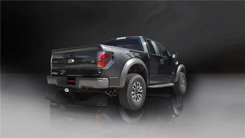 CORSA Performance — Corsa 2011-2014 Ford F-150 Raptor 6.2L V8 145in Wheelbase Black Xtreme Cat-Back Exhaust
Exhaust - view 3