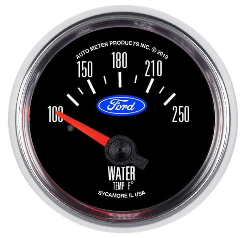 AutoMeter — Autometer Ford 2-1/16in. 100F-250F Electric Water Temp Gauge
GA 2" WTMP 250F E FR - view 2