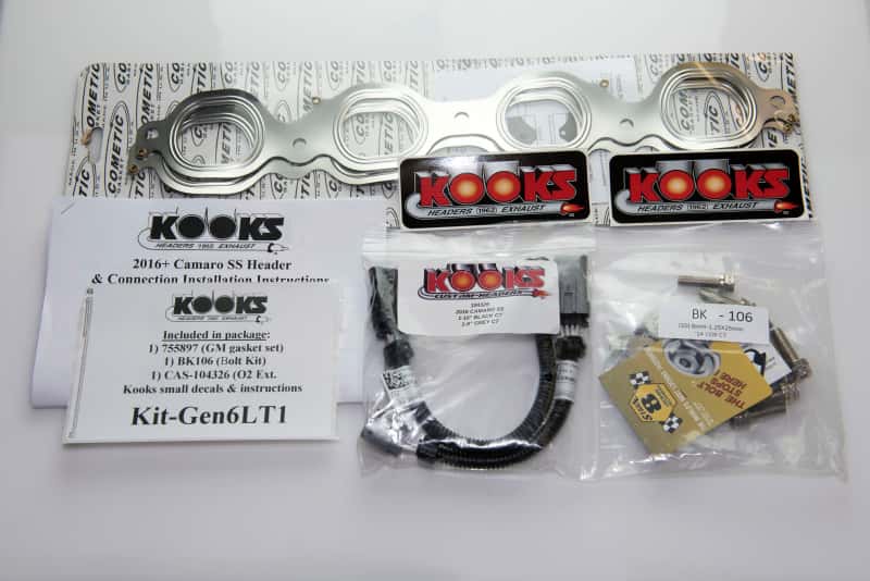 Kooks Headers — Kooks 2016 + Chevrolet Camaro SS 1 7/8in x 3in SS Longtube Headers w/ Catted Connection Pipes
1-7/8in. Headers/Con
1-7/8" Headers/Conn. - view 5
