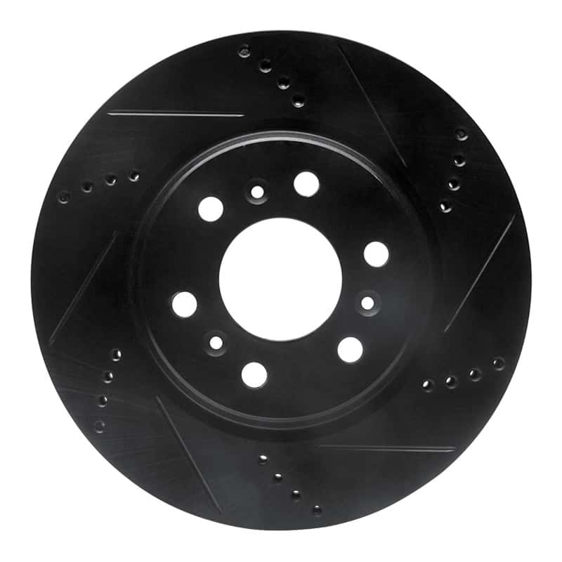 R1 Concepts — R1 06-09 Buick Terraza Front Right Drilled & Slotted Black Brake Rotor
R1 Brake Rotor Drill - view 1