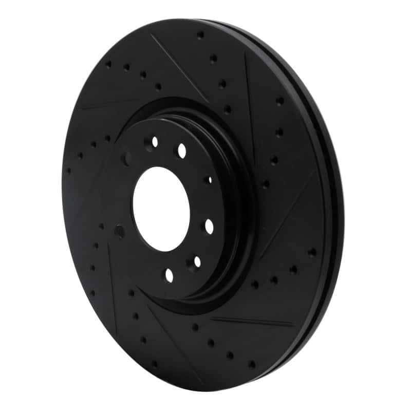 R1 Concepts — R1 06-07 Mazda 6 Front Right Drilled & Slotted Black Brake Rotor
R1 Brake Rotor Drill - view 2