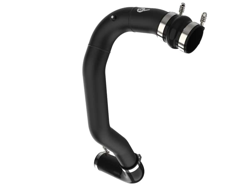 aFe — aFe 08-10 Ford Trucks V8-6.4L (td) BladeRunner 3 IN Aluminum Hot Charge Pipe - Black
Hot Charge Pipe - view 1