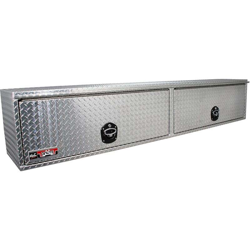 Westin — Westin/Brute HD Top Sider 13in x 88in w/flip up Doors - Aluminum
ToolBxTrkBedSideRail - view 2