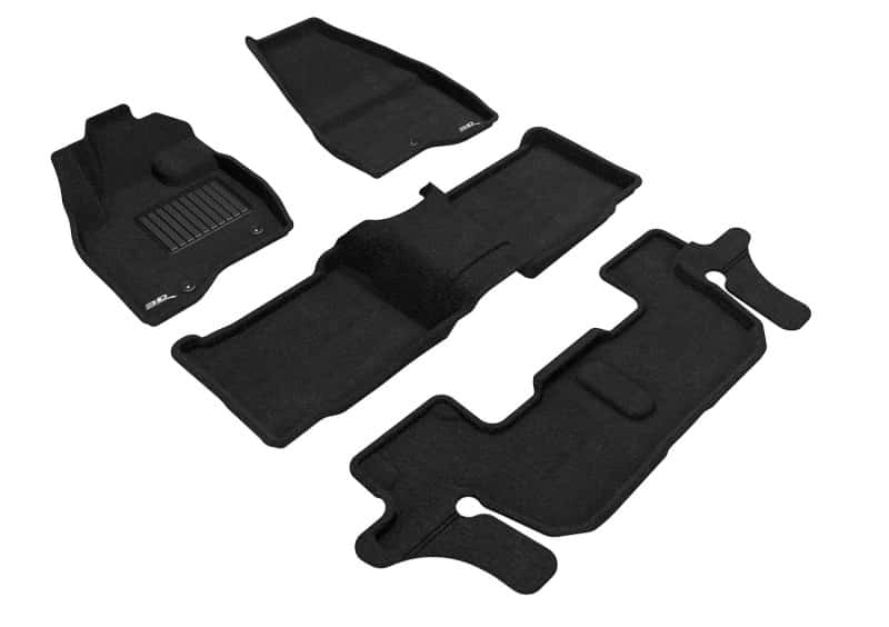 3D MAXpider — 3D MAXpider 17-19 Ford Explorer Elegant Black R1 R2 R3
Floor Mat Set - view 1