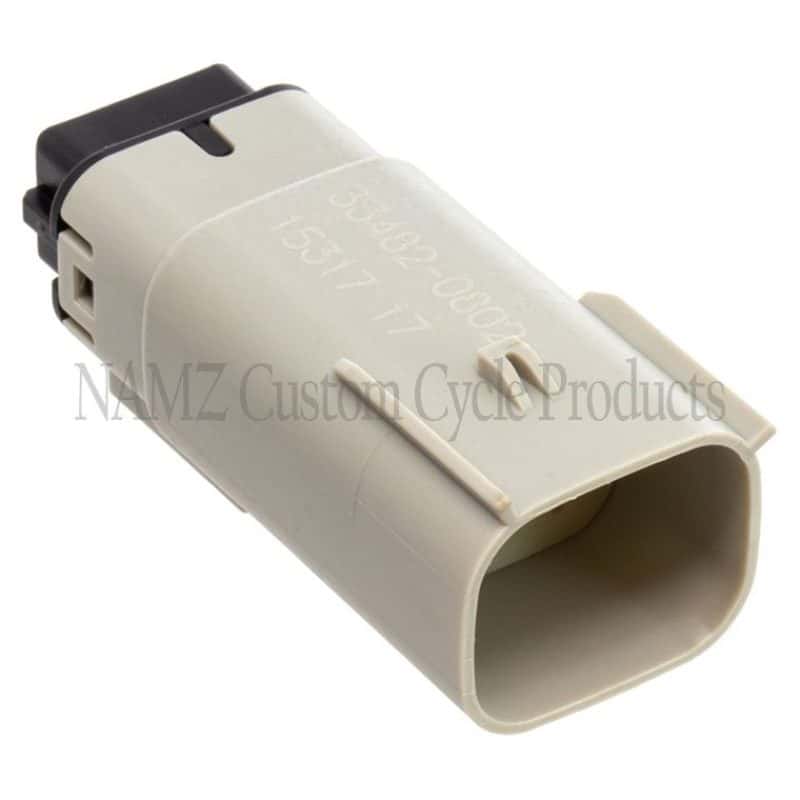 NAMZ — NAMZ 07-23 XL/FX Left Handlebar Ctrl Molex MX-150 8-Position Male Connector - Gray (HD 72447-07GY) - view 1