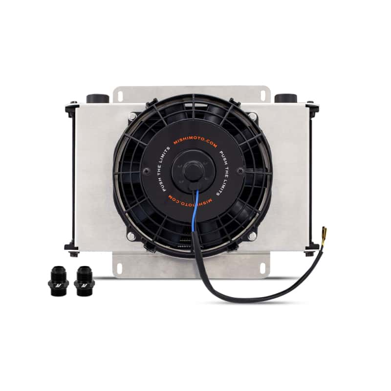 Mishimoto — Mishimoto Universal Oil Cooler Kit 25-Row Cooler and 1x 8in Fan
Oil Cooler Kit - view 1