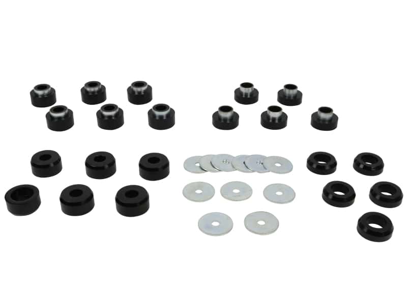 Whiteline — Whiteline 1997-2006 Jeep Wrangler Body Mount Bushing Set
Body Mount Bushings - view 3