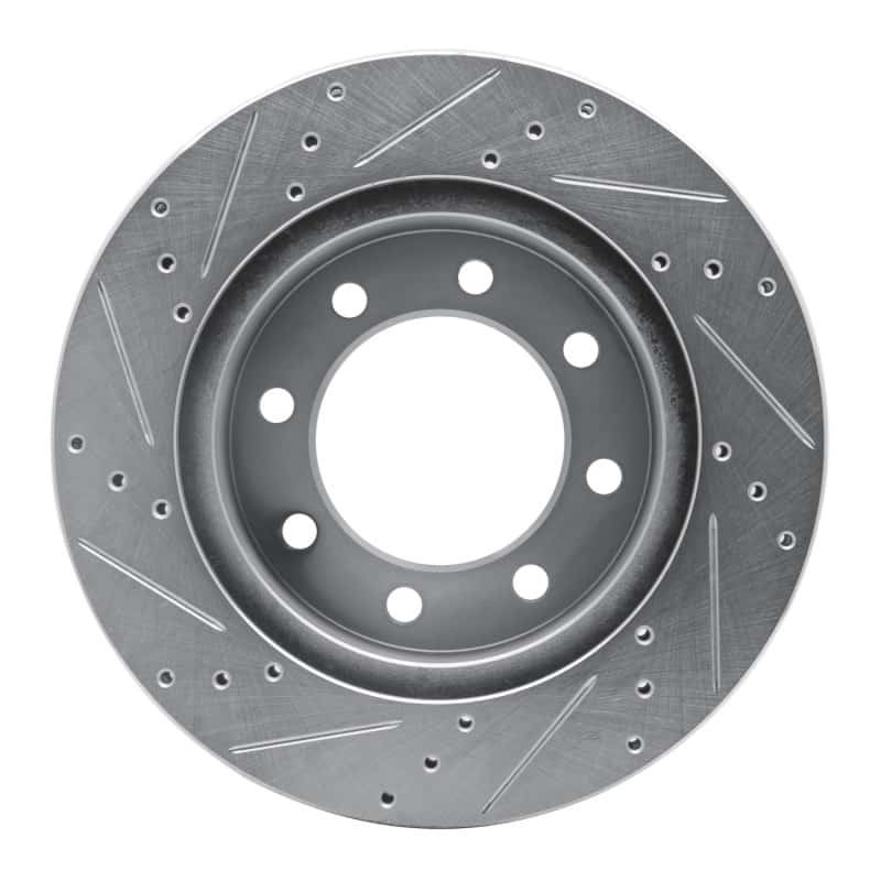 R1 Concepts — R1 03-08 Dodge Ram 4000 (Mexico) Front Right Drilled & Slotted Silver Brake Rotor
R1 Brake Rotor Drill - view 5