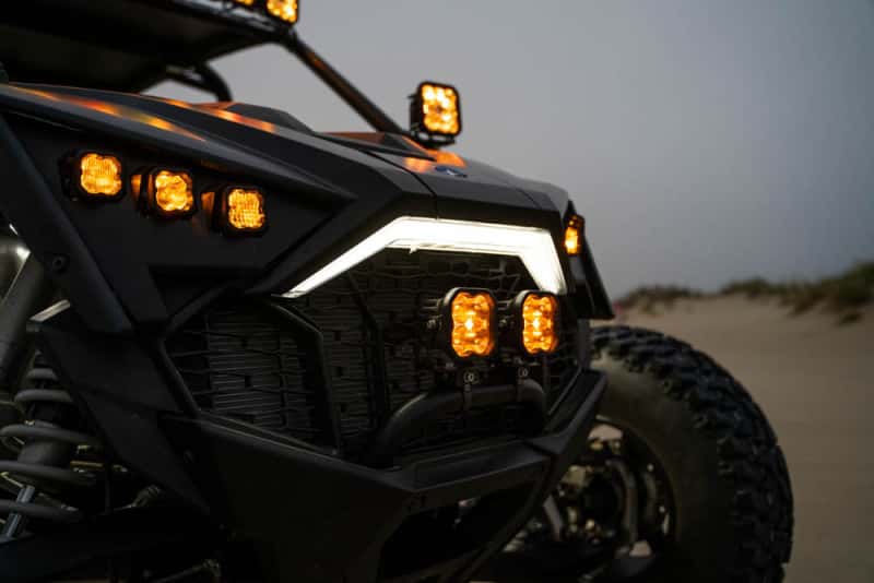 Diode Dynamics — Diode Dynamics SS3 LED Bumper 1 1/2 In Roll Bar Kit Sport - White Combo (Pair) - view 3
