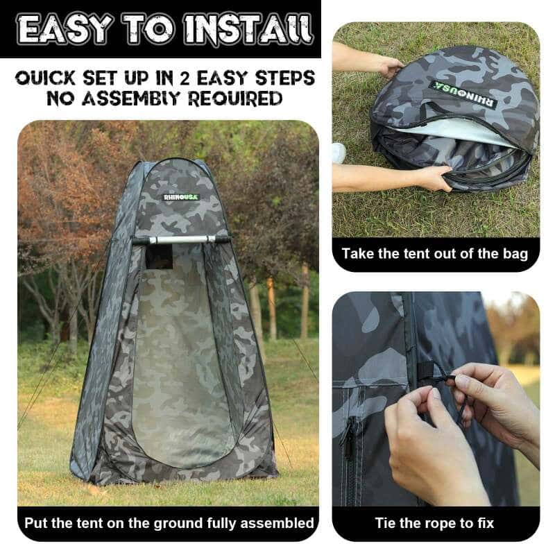 Rhino USA — Rhino USA Popup Privacy Tent - Camo
Tent Tent - view 3
