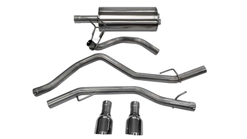 CORSA Performance — Corsa 2009-2018 Dodge Ram 1500 4.7L Quad/Crew Cab/Short Bed Polished Dual Exit Cat-Back Exhaust
Exhaust - view 2