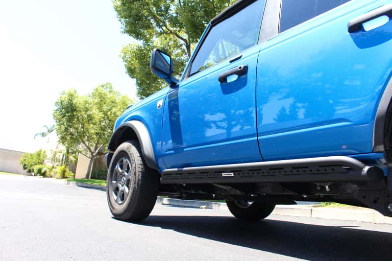 Go Rhino — Go Rhino 21-24 Ford Bronco 4WD 4dr (Excl. Bronco Sport) Frame Mount Sliders - Tex. Blk
Frame Mount Sliders - view 2